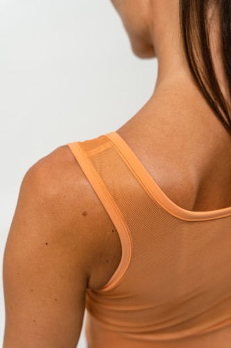 Топ Medium-Support Mesh Sports Bra PERFORMANCE Orange 477
