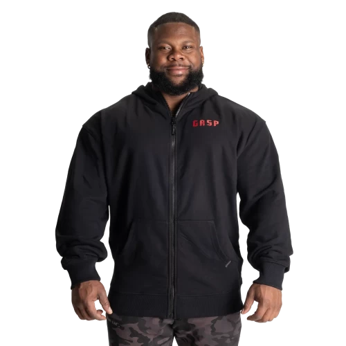 Чоловіча толстовка на блискавці GASP HTK Classic Hoodie 221018 Black