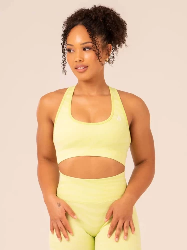 Топ Ryderwear Zebra Seamless Sports Bra - Lime Zebra