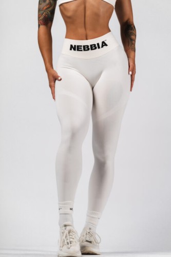 Легінси Nebbia High-Waist Push-Up Leggings FLOW SEAMLESS Cream 496