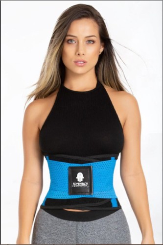 Пояс Tecnomed Fitness Belt Body Shaper 615762 Blue