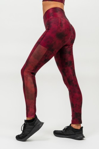 Леггинсы High Waisted Mesh Leggings IMPACT Red 479 