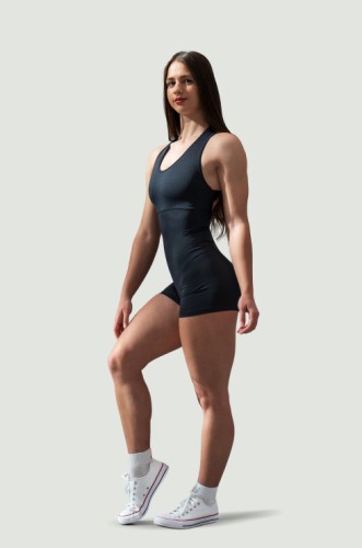 Комбинезон Nebbia One-Piece Workout Bodysuit 5″ GYM RAT Black 287