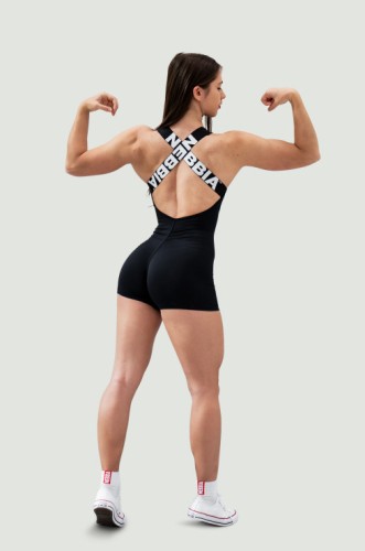 Комбинезон Nebbia One-Piece Workout Bodysuit 5″ GYM RAT Black 287