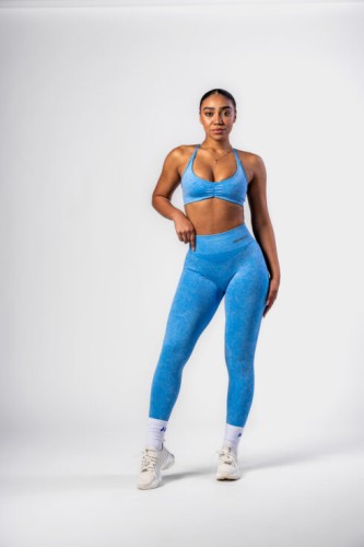 Легінси Nebbia Seamless High-Waist Leggings MAXIMUM PUSH-UP Blue 302