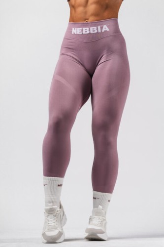 Легінси Nebbia High-Waist Push-Up Leggings FLOW SEAMLESS Pink 496