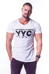 Спортивная футболка Nebbia ATHLETIC LOGO White 730
