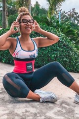 Пояс Tecnomed Fitness Belt Body Shaper 615762 Fucsia