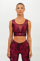 Топ Medium-Support Mesh Sports Bra IMPACT Red 478