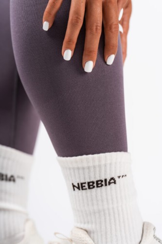 Легінси Nebbia High-Waist Push-Up Leggings FLOW SEAMLESS Dark Grey 496