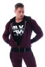 Спортивная кофта NEBBIA AW Bordeaux 109