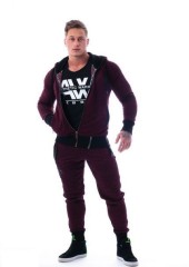 Спортивная кофта NEBBIA AW Bordeaux 109