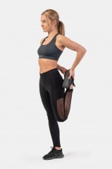 Леггинсы BLACK MESH DESIGN LEGGINGS “BREATHE” 401