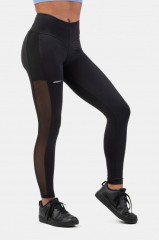 Легінси BLACK MESH DESIGN LEGGINGS “BREATHE” 401
