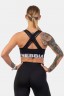 ТОП MEDIUM IMPACT CROSS BACK SPORTS BRA BLACK 410