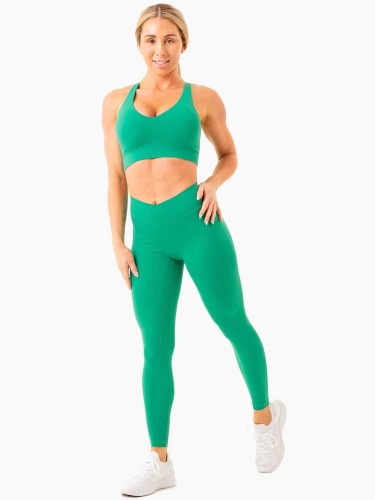 Топ NKD Cross Over Sports Bra - Green