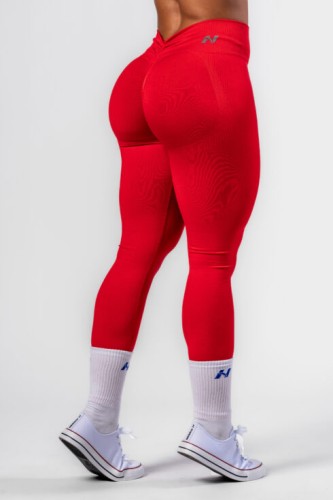 Легінси Nebbia Seamless High-Waist Leggings MAXIMUM PUSH-UP Red 302