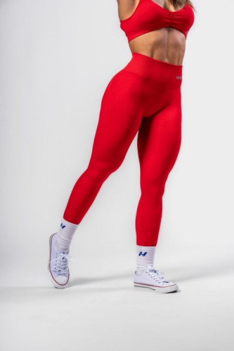 Легінси Nebbia Seamless High-Waist Leggings MAXIMUM PUSH-UP Red 302