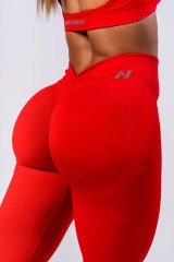 Леггинсы Nebbia Seamless High-Waist Leggings MAXIMUM PUSH-UP Red 302
