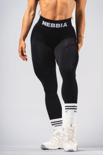 Легінси Nebbia High-Waist Push-Up Leggings FLOW SEAMLESS Black 496