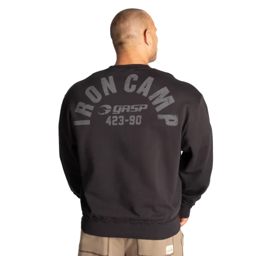 Світшот у стилі ретро GASP Throwback Sweater 221067 Black