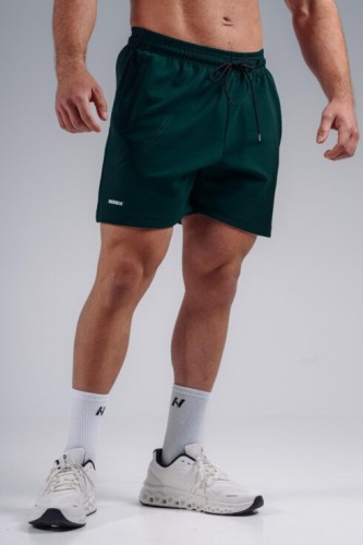 Шорти Nebbia Oversized Training Shorts PRIMAL Dark Green 876