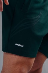 Шорты Nebbia Oversized Training Shorts PRIMAL Dark Green 876