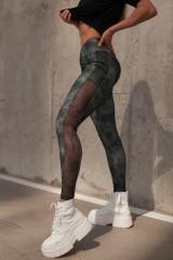ЛЕГГИНСЫ ECO CAMO GREEN MESH LEGGINGS "BREATHE" CAMO GREEN 400