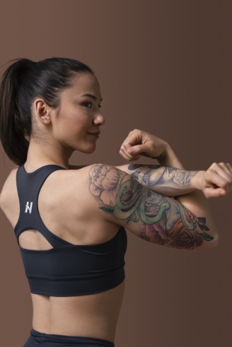 ТОП ACTIVE SPORTS BRA WITH MEDIUM IMPACT BLACK 413