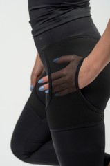 Леггинсы Nebbia Women's High Waist Leggings INTENSE Mesh Black 838
