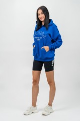 Худи Nebbia Branded Oversized Hoodie Gym Rat Blue 256