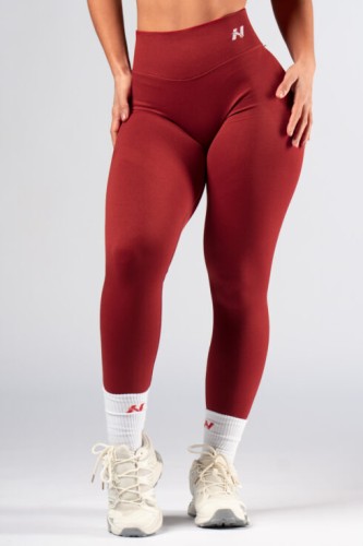 Леггинсы Nebbia High-Waist Push-Up Leggings POWER Red 888