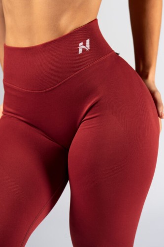 Леггинсы Nebbia High-Waist Push-Up Leggings POWER Red 888