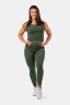 Леггинсы Organic Cotton Ribbed High-Waist Leggings 405 Dark Green