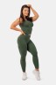 Леггинсы Organic Cotton Ribbed High-Waist Leggings 405 Dark Green