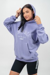 Худи Nebbia Branded Oversized Hoodie Gym Rat Light Purple 256