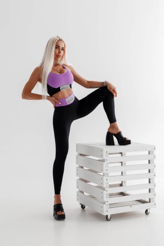 Леггинсы High Waisted Designer Leggings SIGNATURE Black 463