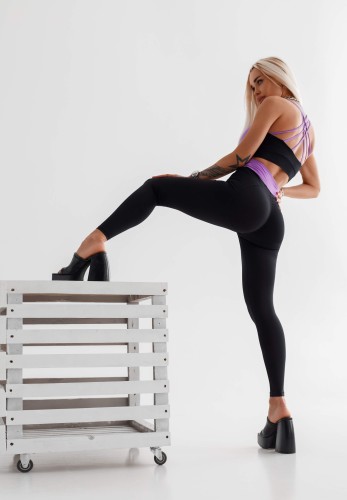 Леггинсы High Waisted Designer Leggings SIGNATURE Black 463