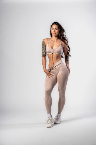 Легінси Nebbia High Waisted Push-Up Leggings TOTALLY SEAMLESS Cream 303