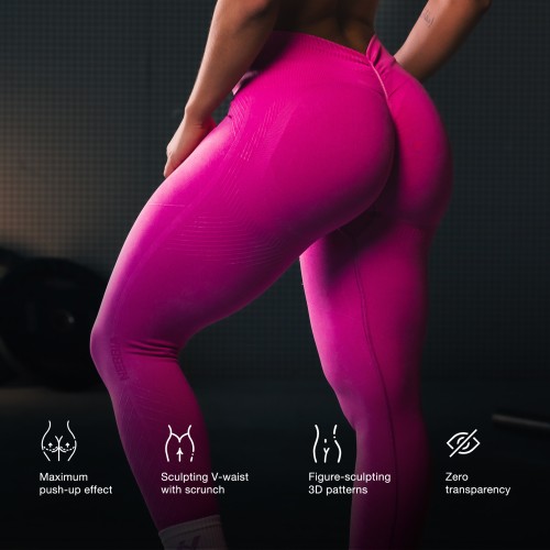 Легінси Nebbia High Waisted Push-Up Leggings TOTALLY SEAMLESS Cream 303