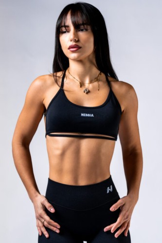 Топ Nebbia Open-Back Sports Bra POWER Black 890 