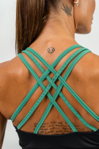 Топ High-Impact Padded Sports Bra SIGNATURE Green 472