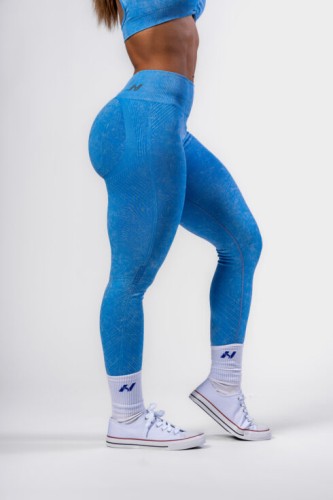 Легінси Nebbia High Waisted Push-Up Leggings TOTALLY SEAMLESS Blue 303