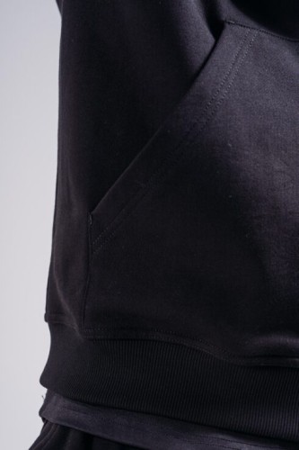 Спортивная кофта Nebbia Zipper Hoodie with Embroidery PRIMAL Black 884