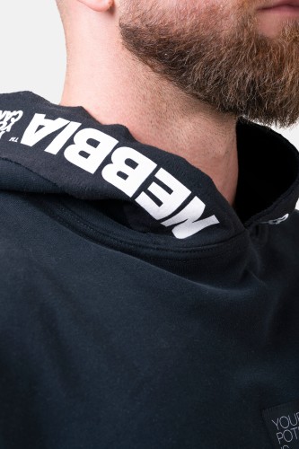 Безрукавка Nebbia NO LIMITS Rag Top with a Hoodie Black 175