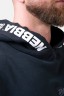 Безрукавка Nebbia NO LIMITS Rag Top with a Hoodie Black 175