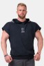 Безрукавка Nebbia NO LIMITS Rag Top with a Hoodie Black 175