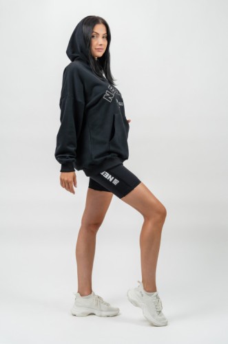 Худи Nebbia Branded Oversized Hoodie Gym Rat Black 256