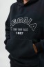 Худи Nebbia Branded Oversized Hoodie Gym Rat Black 256