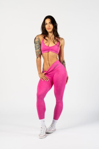 Легінси Nebbia High Waisted Push-Up Leggings TOTALLY SEAMLESS Pink 303